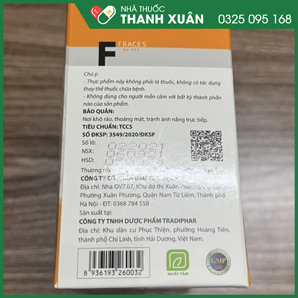 FFraces dạ dày giảm axit dịch vị dạ dày